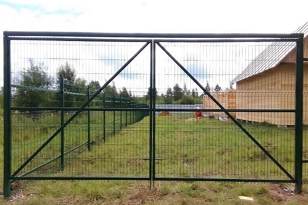 Ворота 3D (толщина металлического прутка от 4 до 5 мм)